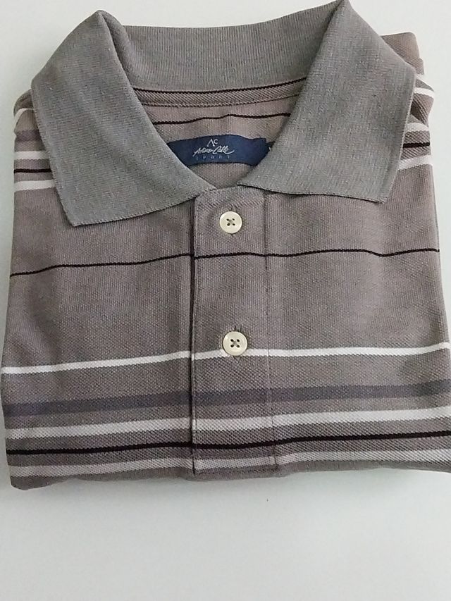 Polo Arturo Calle M - Beige/Gris