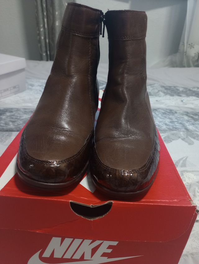 Botines Piel Marrón -talla 37