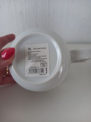 Tazze arcobaleno plastica - nuove