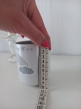 Tazze arcobaleno plastica - nuove