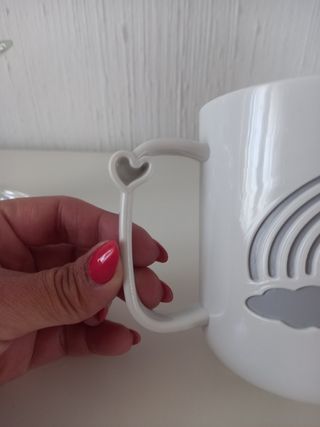 Tazze arcobaleno plastica - nuove