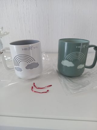 Tazze arcobaleno plastica - nuove