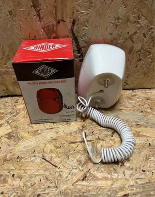 Piloto trasero bici Rinder 270 blanco rojo