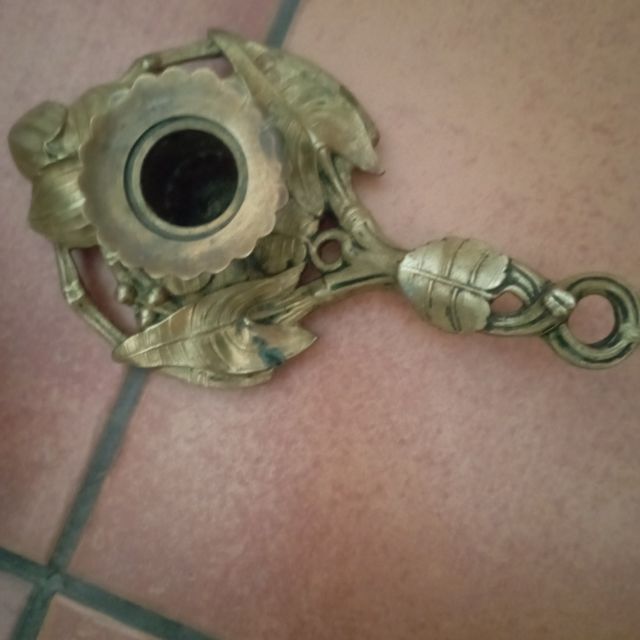 Palmatoria bronce antigua