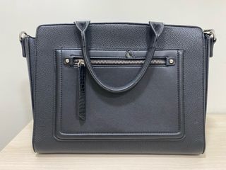 Bolso negro grande - Asa mano & hombro