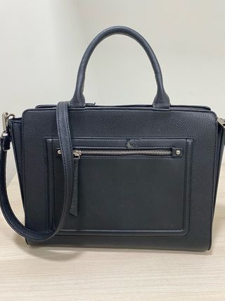 Bolso negro grande - Asa mano & hombro