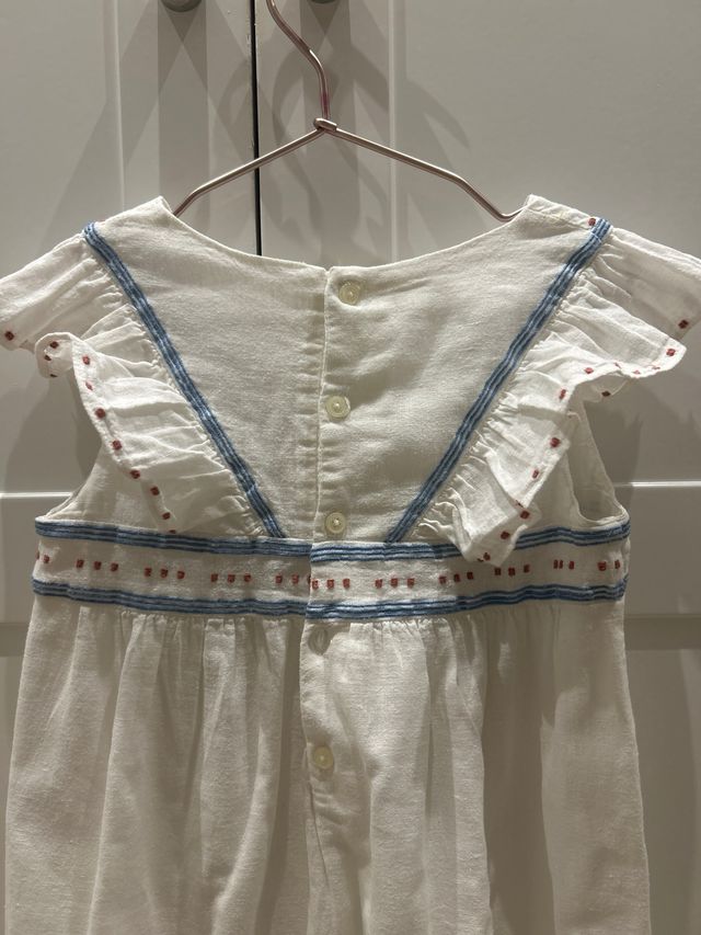 Vestido Gocco blanco niña 7/8