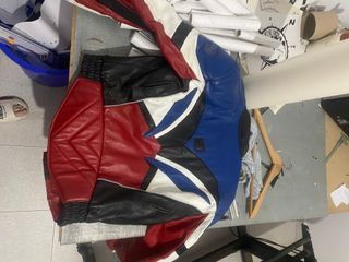 Chaqueta Levior vintage moto cuero t52