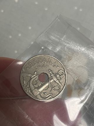 Moneda España 50 Céntimos 1949