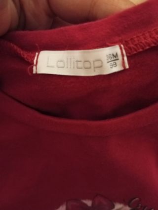 Set t-shirt maniche lunghe bambina