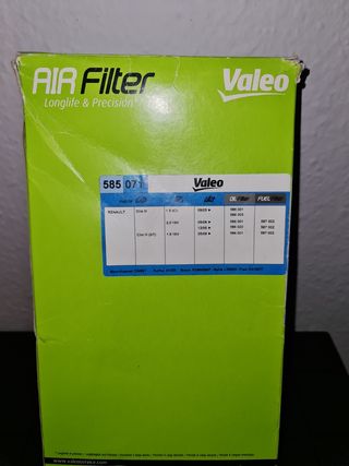 Filtro Aire Valeo 585071 Renault Clio 3
