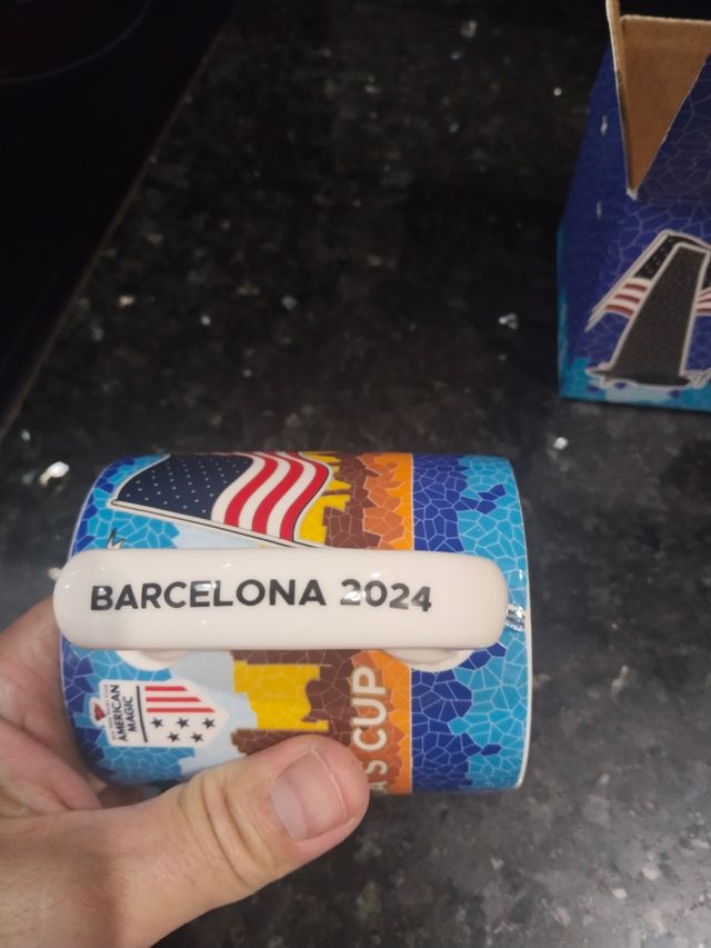 Jarra copa del mundo de vela.