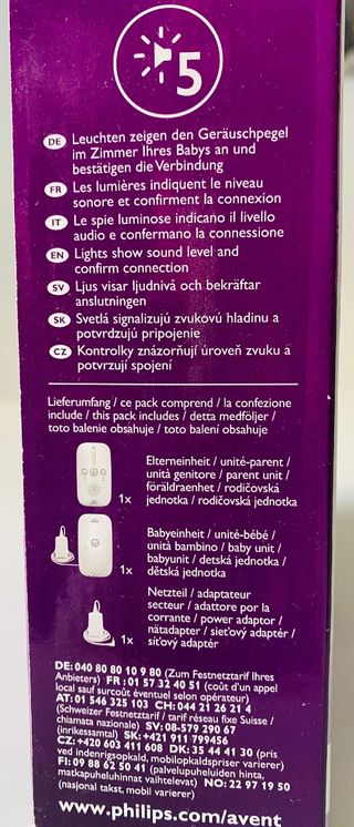 Vigilabebé Philips Avent como nuevo