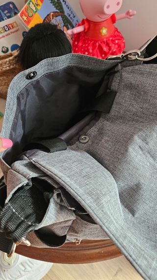 Bolso bebé Ryco - Pañalera gris