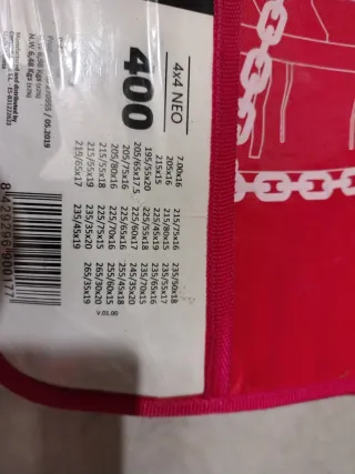 Cadenas nieve 4x4 Snovit NEO 400