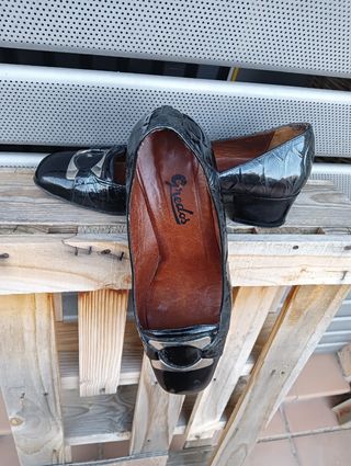 Zapatos Gredos negros vintage