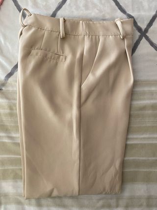 Pantalón beige mujer talla s