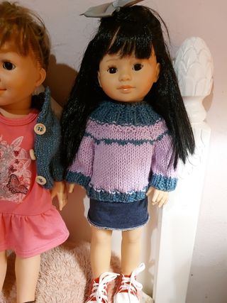Muñeca Paola Reina: Ropa tejida
