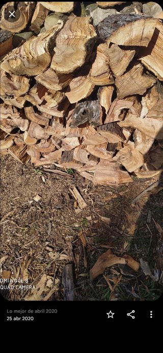 Leña para chimenea