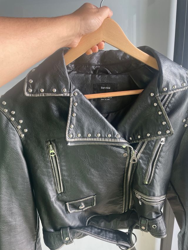 Chaqueta Tachuelas Bershka Chaqueta Vaquera Bershka De Segunda
