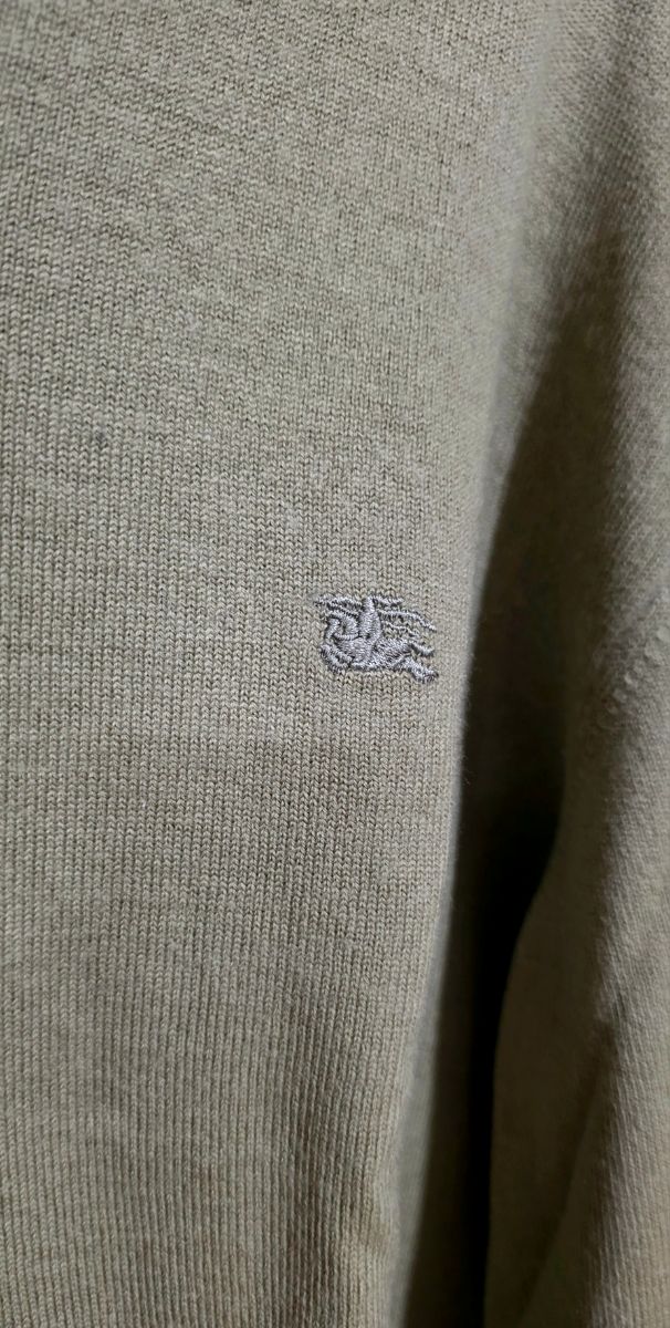Jersey Burberry vintage verde oliva T8