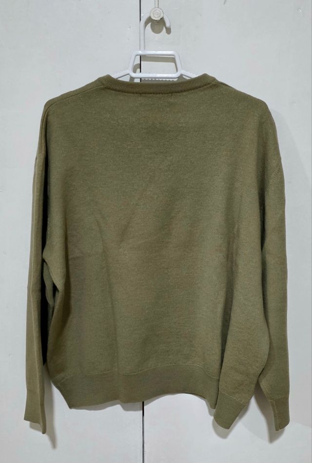 Jersey Burberry vintage verde oliva T8