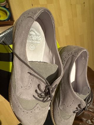 Zapatos Dins grises niño 34