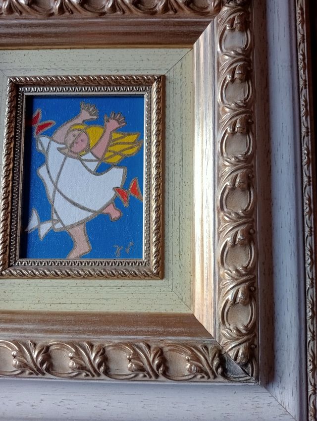 2 Cuadros pintados a mano