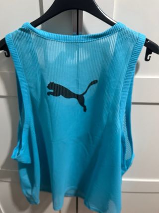 Peto hombre entrenamiento Puma turquesa