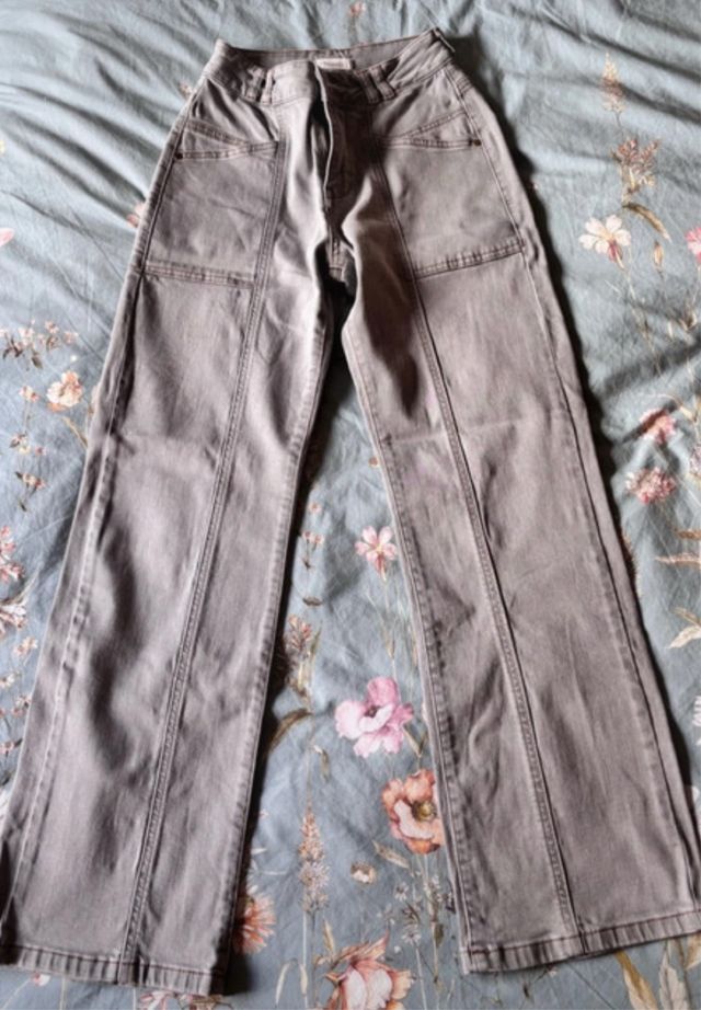 Vaqueros grises Nicoli - Pantalones rectos