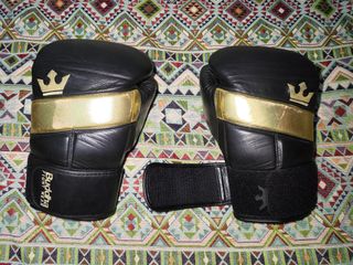 Guantes boxeo Buddha piel dorados