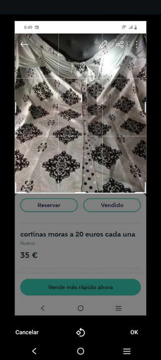 Cortinas blancas comedor