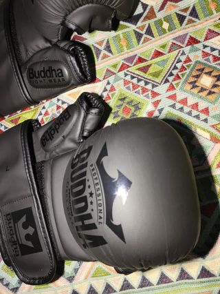 Guantes MMA Buddha - Negro