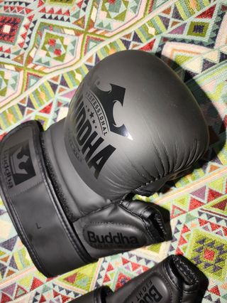 Guantes MMA Buddha - Negro