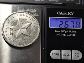 1 Peso 1933. Cuba. Plata EBC Escasa + Regalo.