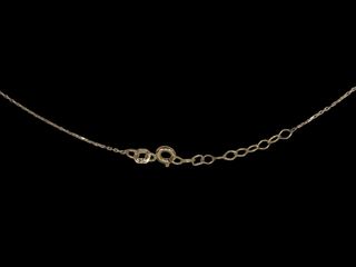 cadena oro 18k con circonita 39cm