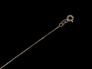 cadena oro 18k con circonita 39cm