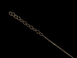 cadena oro 18k con circonita 39cm