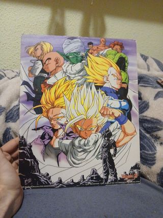 3 láminas de madera Dragon Ball Z