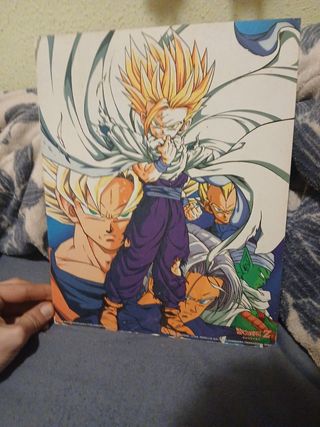 3 láminas de madera Dragon Ball Z