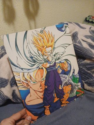 3 láminas de madera Dragon Ball Z