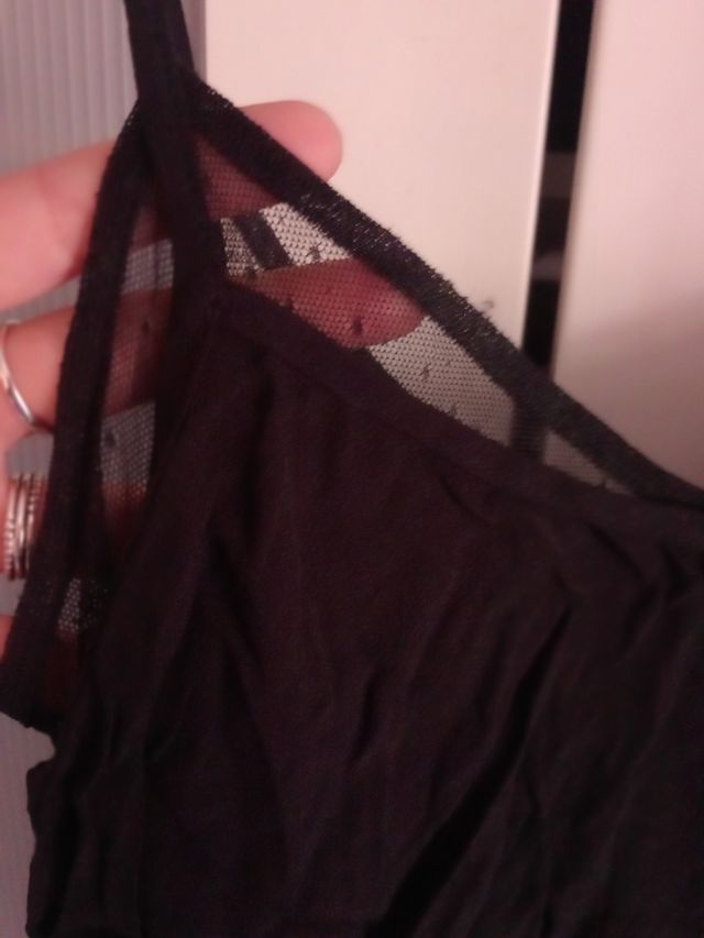 Vestido negro Mango - verano