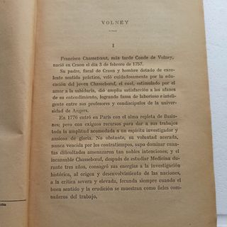 LAS RUINAS DE PALMIRA. Conde de Volney. Antigüedad