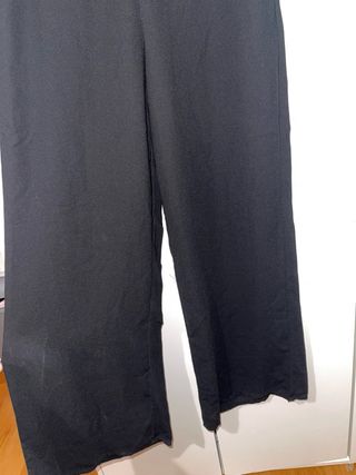 Pantalones negros de lino