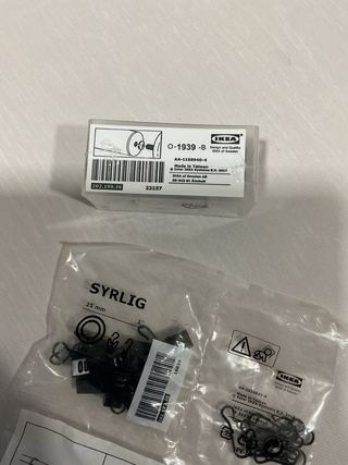 Anillas y tapones IKEA SYRLIG - 25 mm