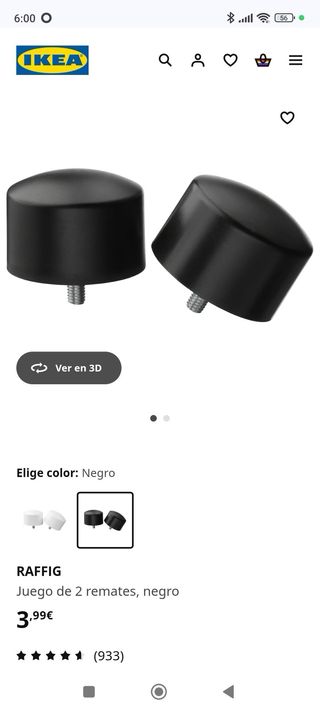 Anillas y tapones IKEA SYRLIG - 25 mm