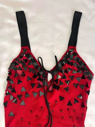 Guess Vintage Fairy Top Seta Pura Canotta Traspare