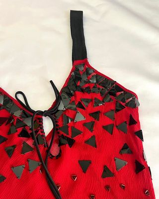 Guess Vintage Fairy Top Seta Pura Canotta Traspare