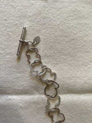 Pulsera Tous ositos plata