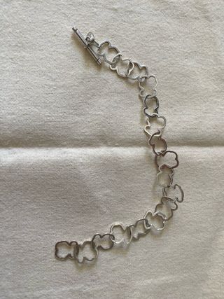 Pulsera Tous ositos plata